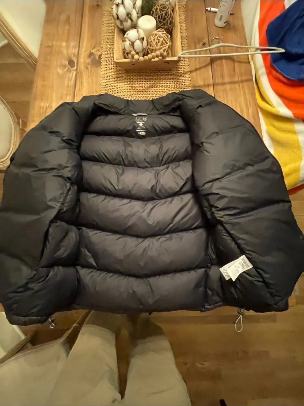 MOUNTAIN HARDWEAR Q-SHIELD 650 DOWN JACKET NWOT MENS XL BLACK THICK AWSOME - Picture 7 of 13